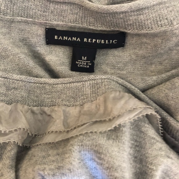 Banana Republic Grey Short Sleeve Light Sweater M - Picture 8 of 12